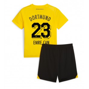 Borussia Dortmund Emre Can #23 Koszulka Podstawowych Dziecięca 2023-24 Krótki Rękaw (+ Krótkie spodenki)